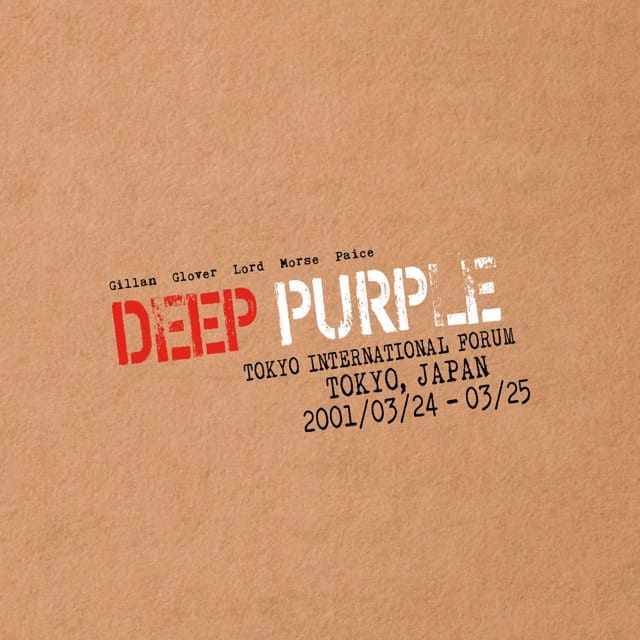 Live in Tokyo 2001
