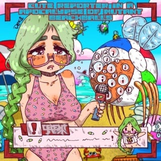 Cute Reporter In a Apocalypse of Mutant Beachballs
