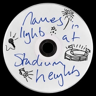 names in light at stadium heights - EP