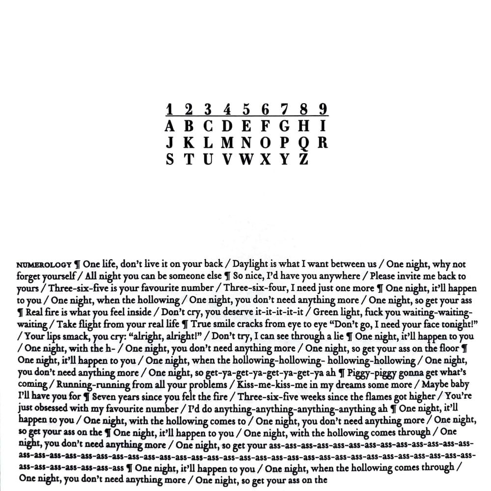 Numerology (Bonus CD)