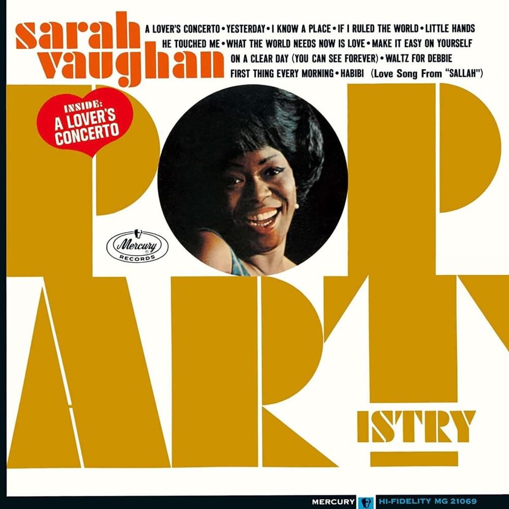 Pop Artistry of Sarah Vaughan