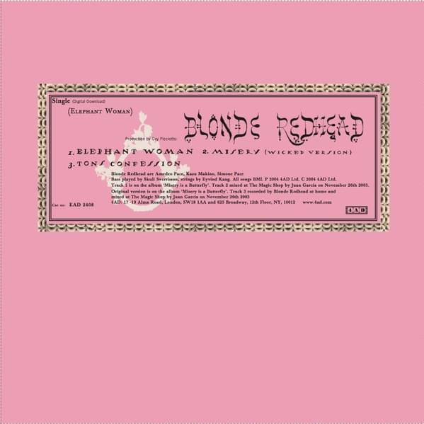 Elephant Woman - Single