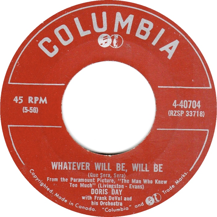 Whatever Will Be, Will Be (Que Sera, Sera) / I’ve Gotta Sing Away These Blues