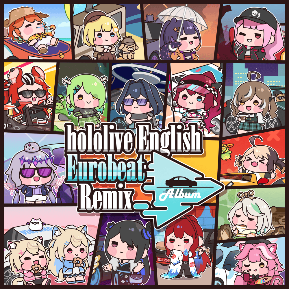 Hololive English Eurobeat Remix Album