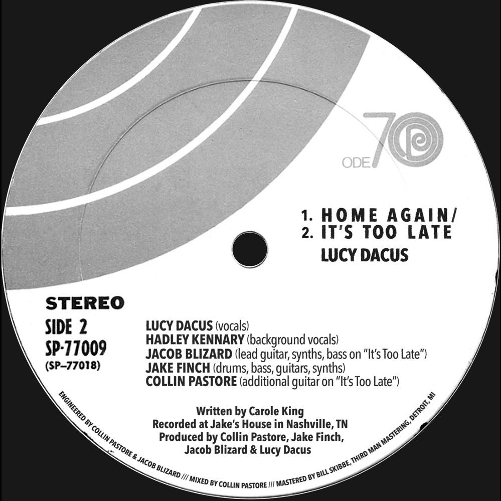 Home Again / It’s Too Late