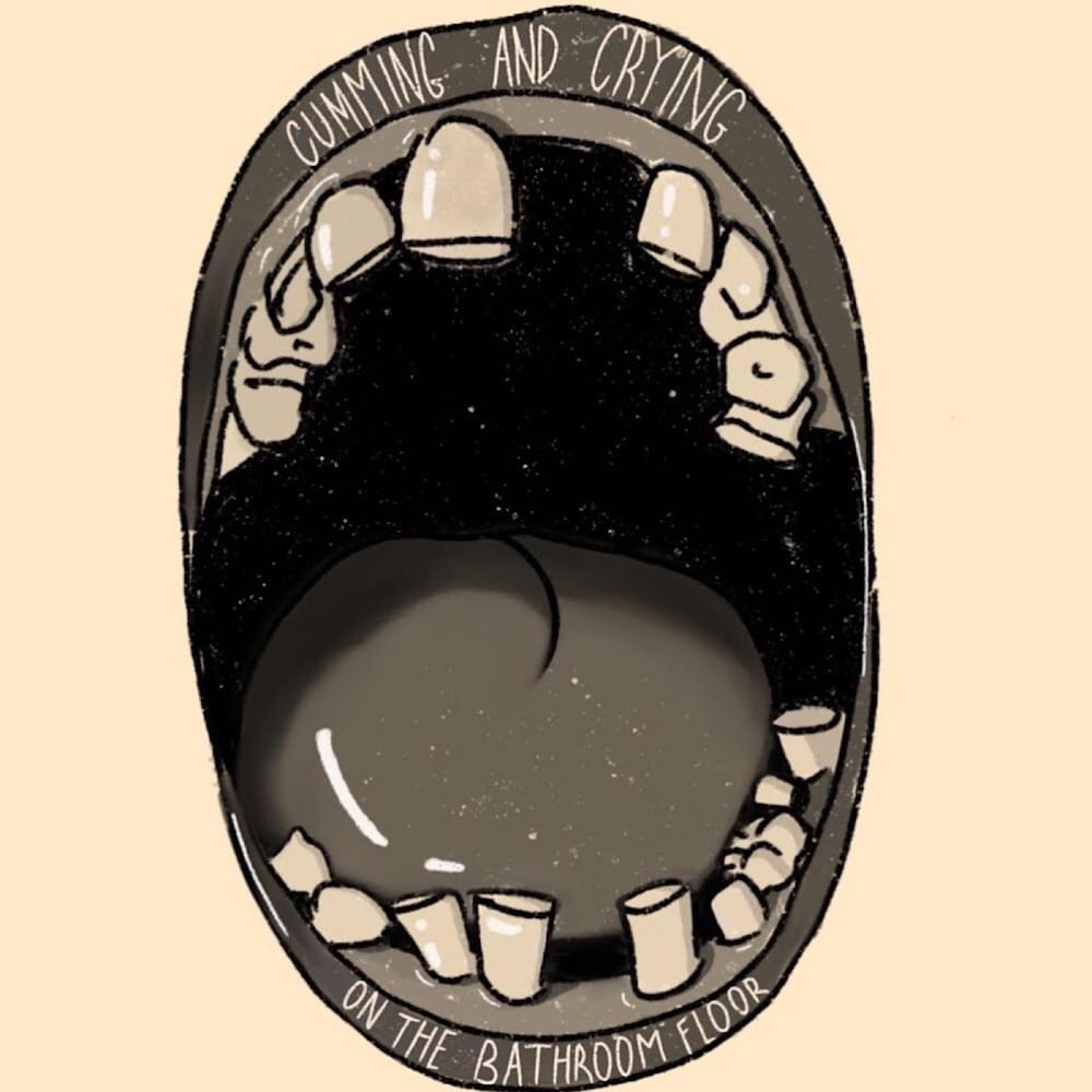 cumming & crying on the bathroom floor