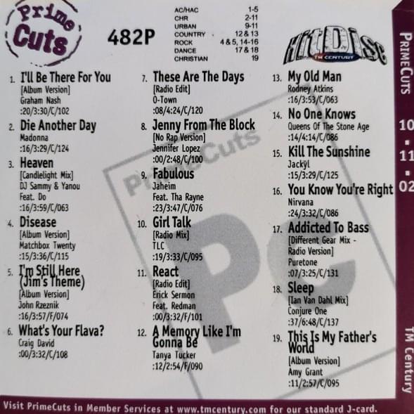 Hitdisc Prime Cuts 482P