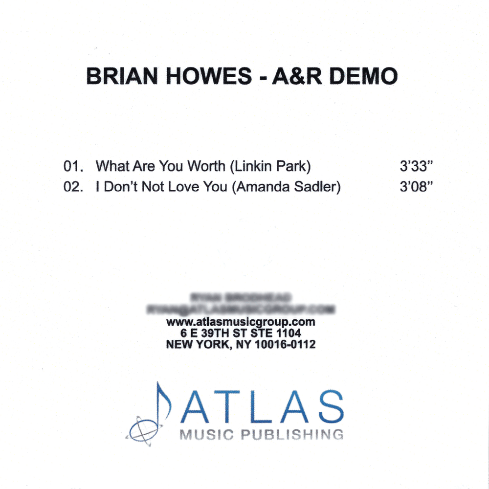 Brian Howes - A&R Demo