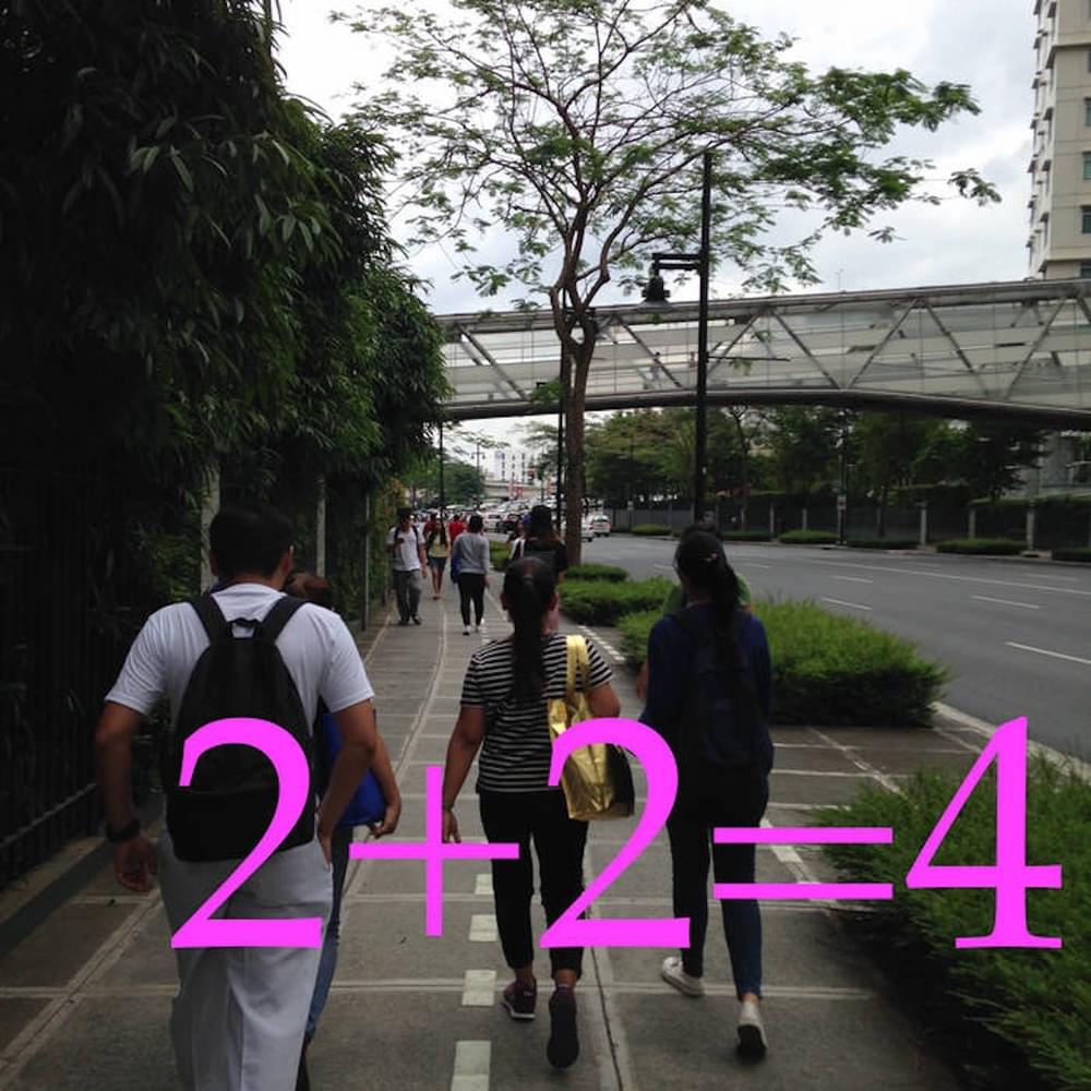 2+2=4