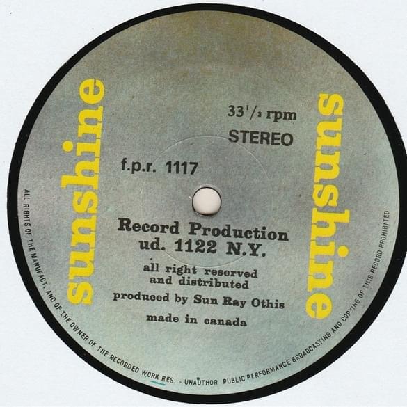 Untitled (Sunshine label Version)