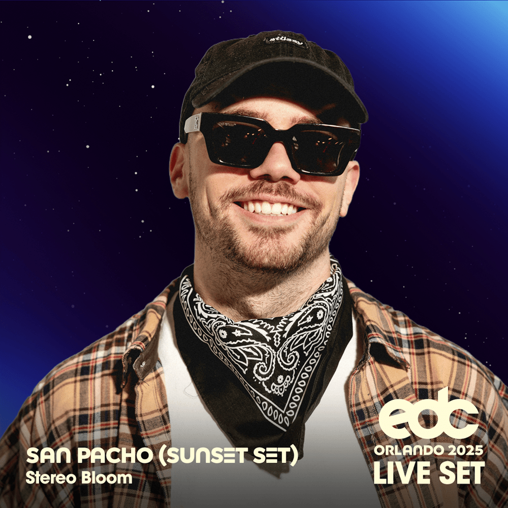 San Pacho (Sunset Set) at EDC Orlando 2025: Stereo Bloom Stage [DJ Mix]
