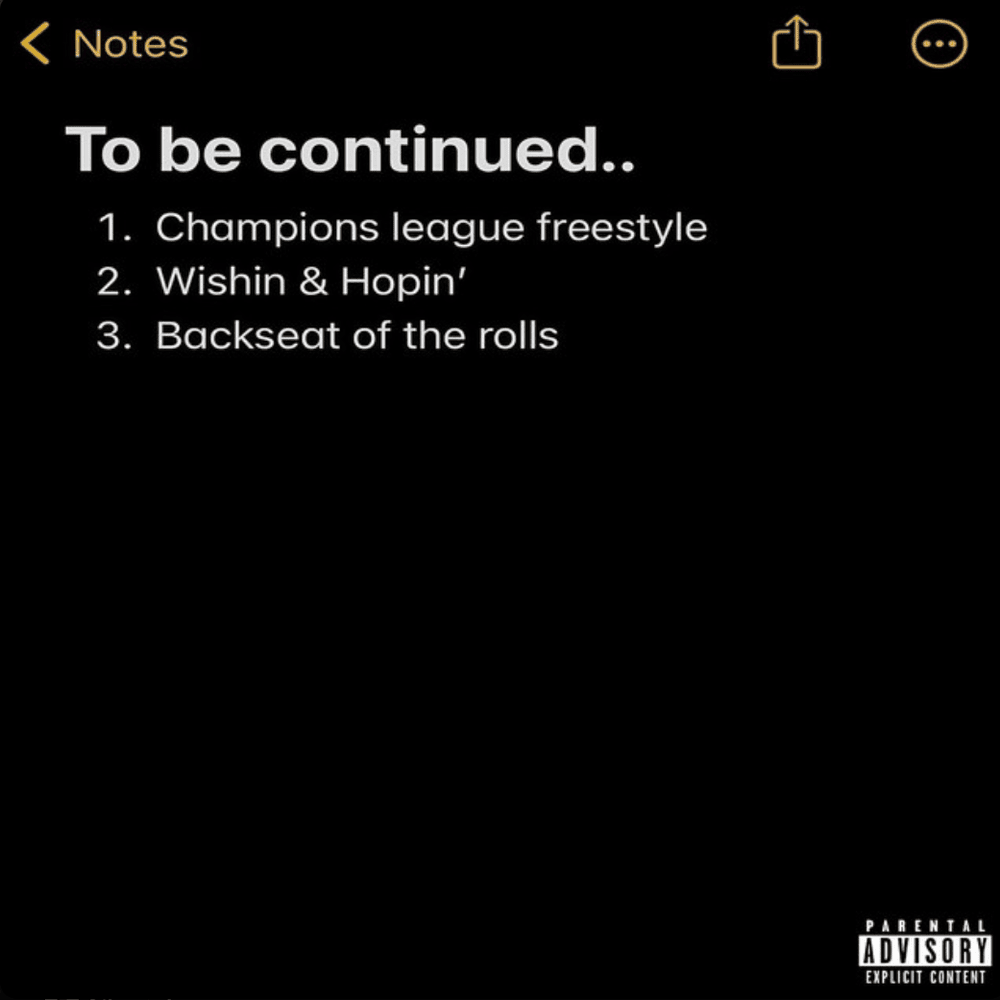 To Be Continued
