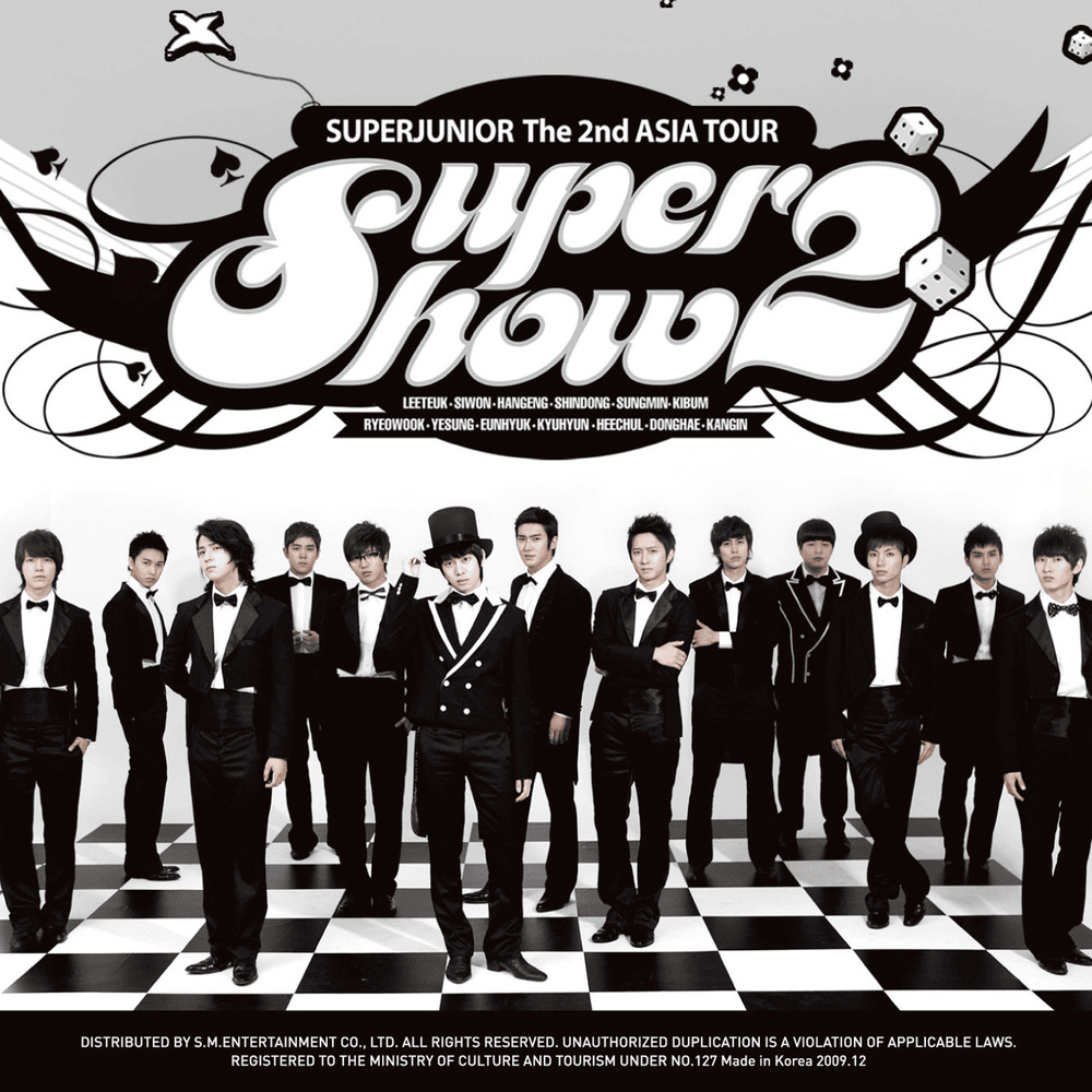 Super Show 2 - Super Junior The 2nd Asia Tour Concert Album cover