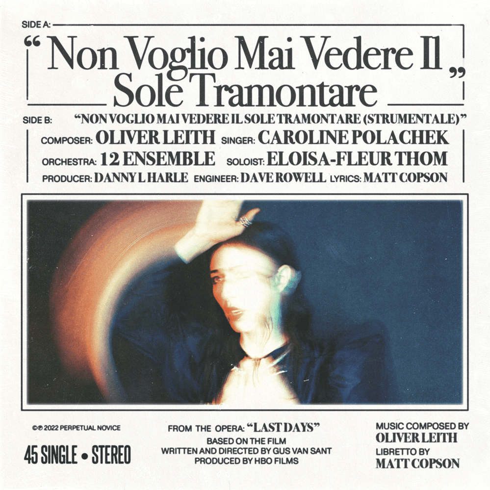 Last Days: Non Voglio Mai Vedere Il Sole Tramontare - Single