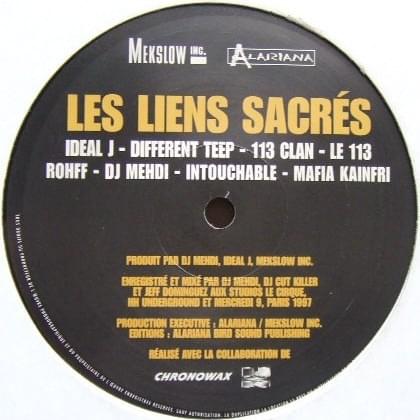 Les Liens Sacrés - Le Sol, Le Sang, La Rue (Format 12" Vinyl)