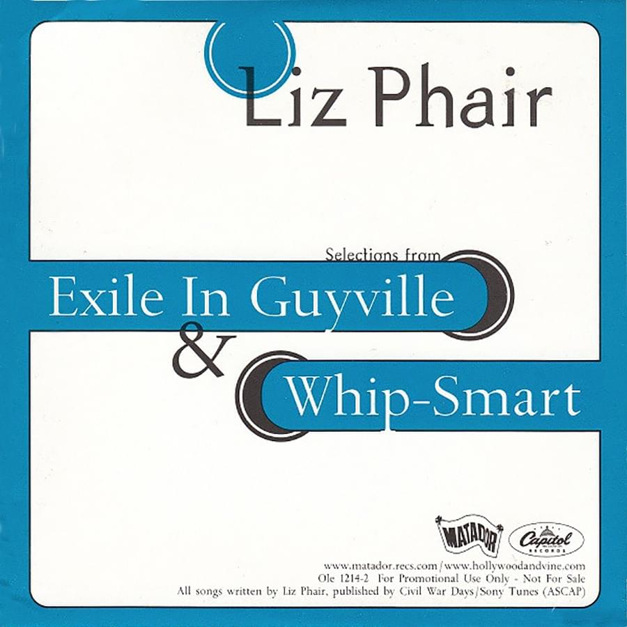 Selections From Exile In Guyville & Whip-Smart