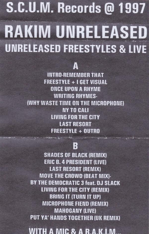 Unreleased Freestyles & Live