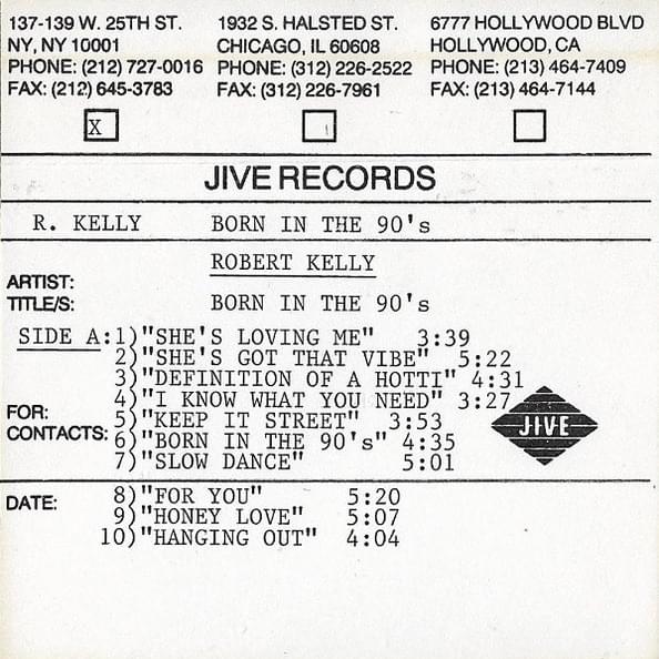 Born Into The 90’s (Promo Tape)