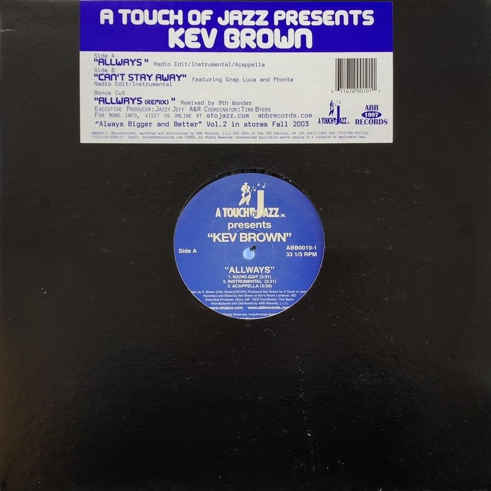 A Touch Of Jazz presents Kev Brown