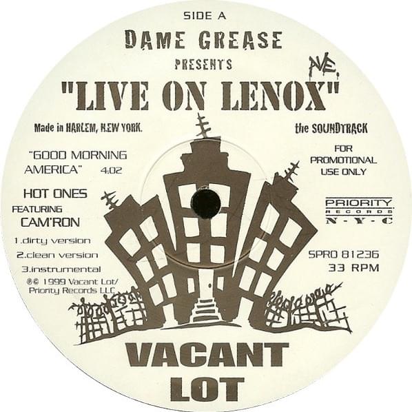 Dame Grease presents Live On Lenox