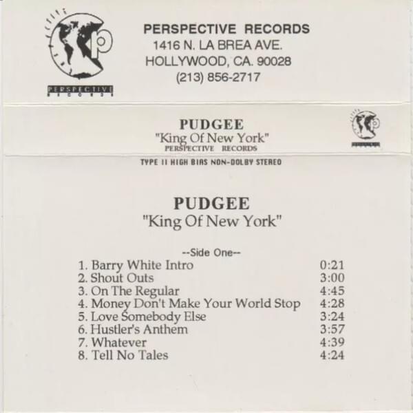 King of New York (White Cassette Version)