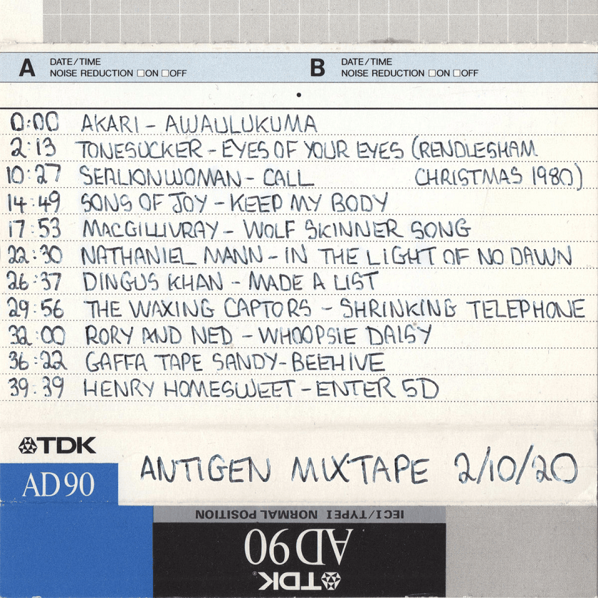 antigen mixtape - side a
