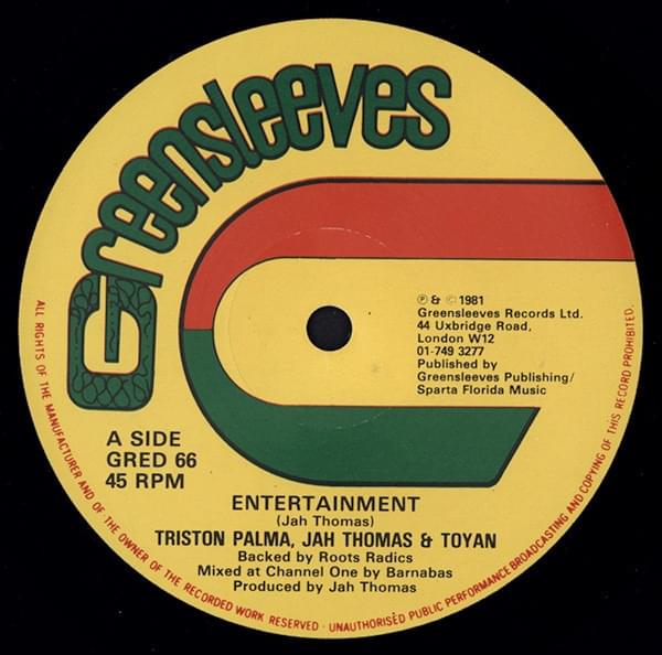 Entertainment / Jah Guide I