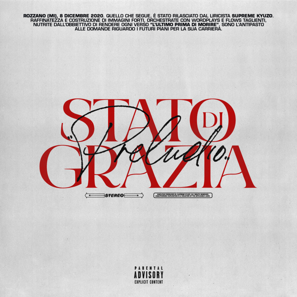 Stato Di Grazia: Preludio