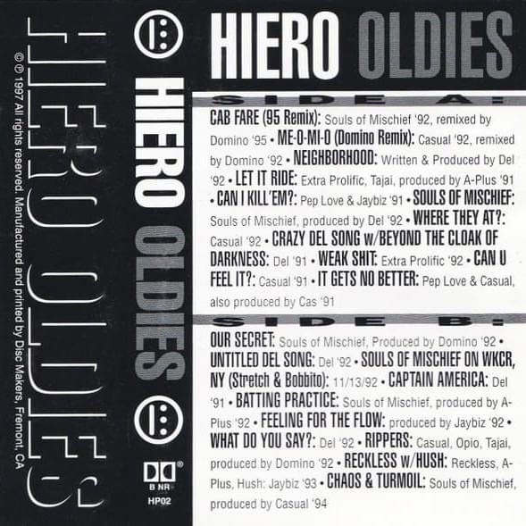 Hiero Oldies (Cassette)