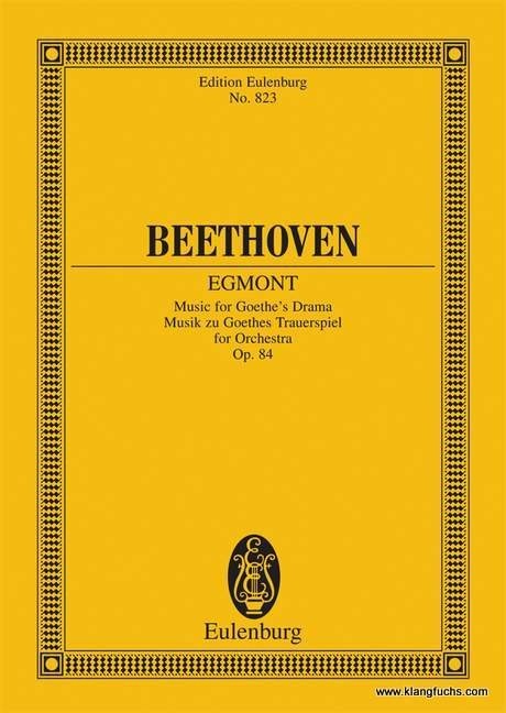 Egmont, Op. 84 [Grillparzer]