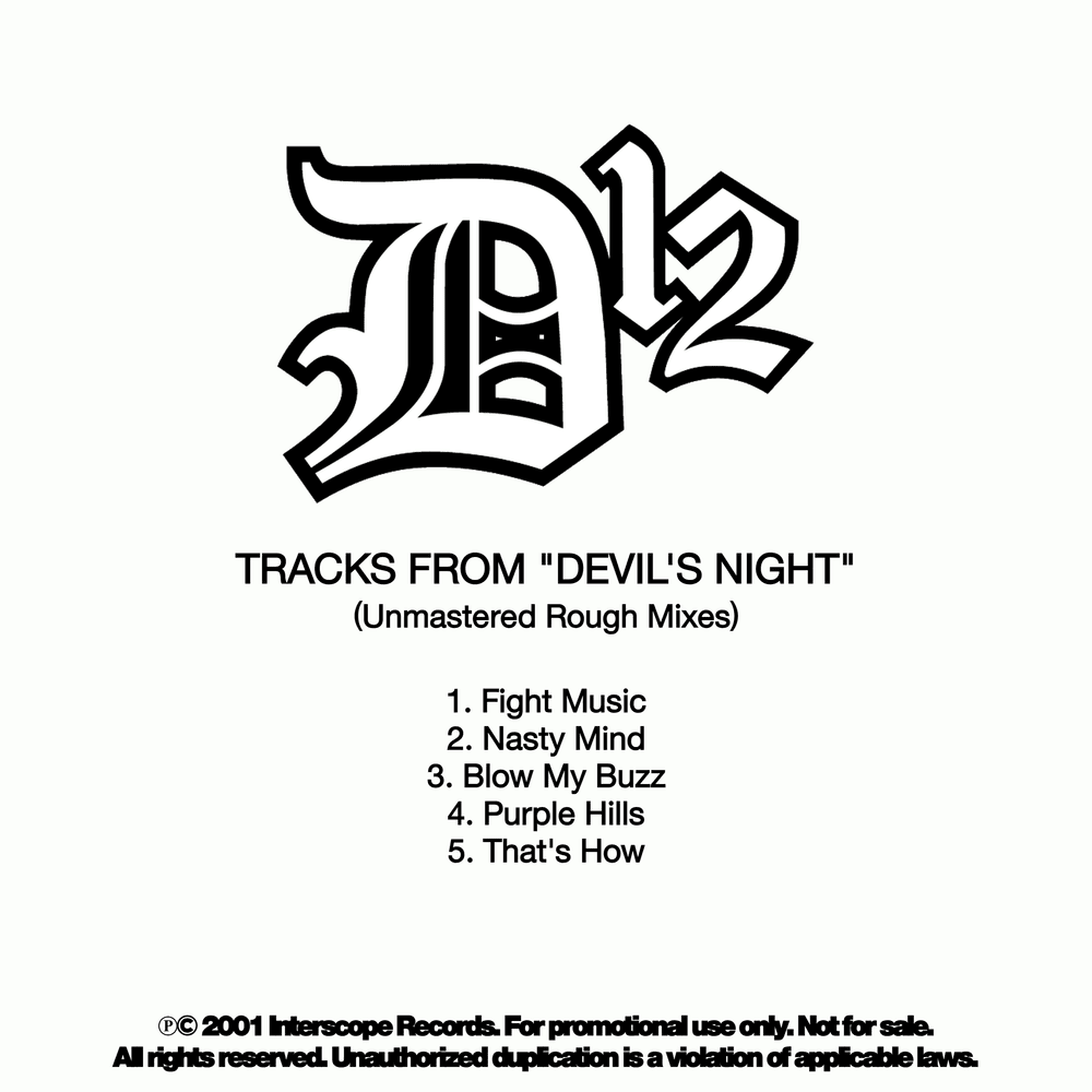 Tracks From ‘Devil’s Night’ (Unmastered Rough Mixes)