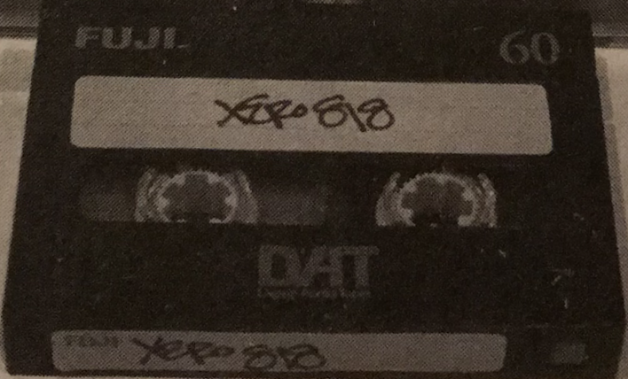 Xero 818 DAT Cassette Demo Tape