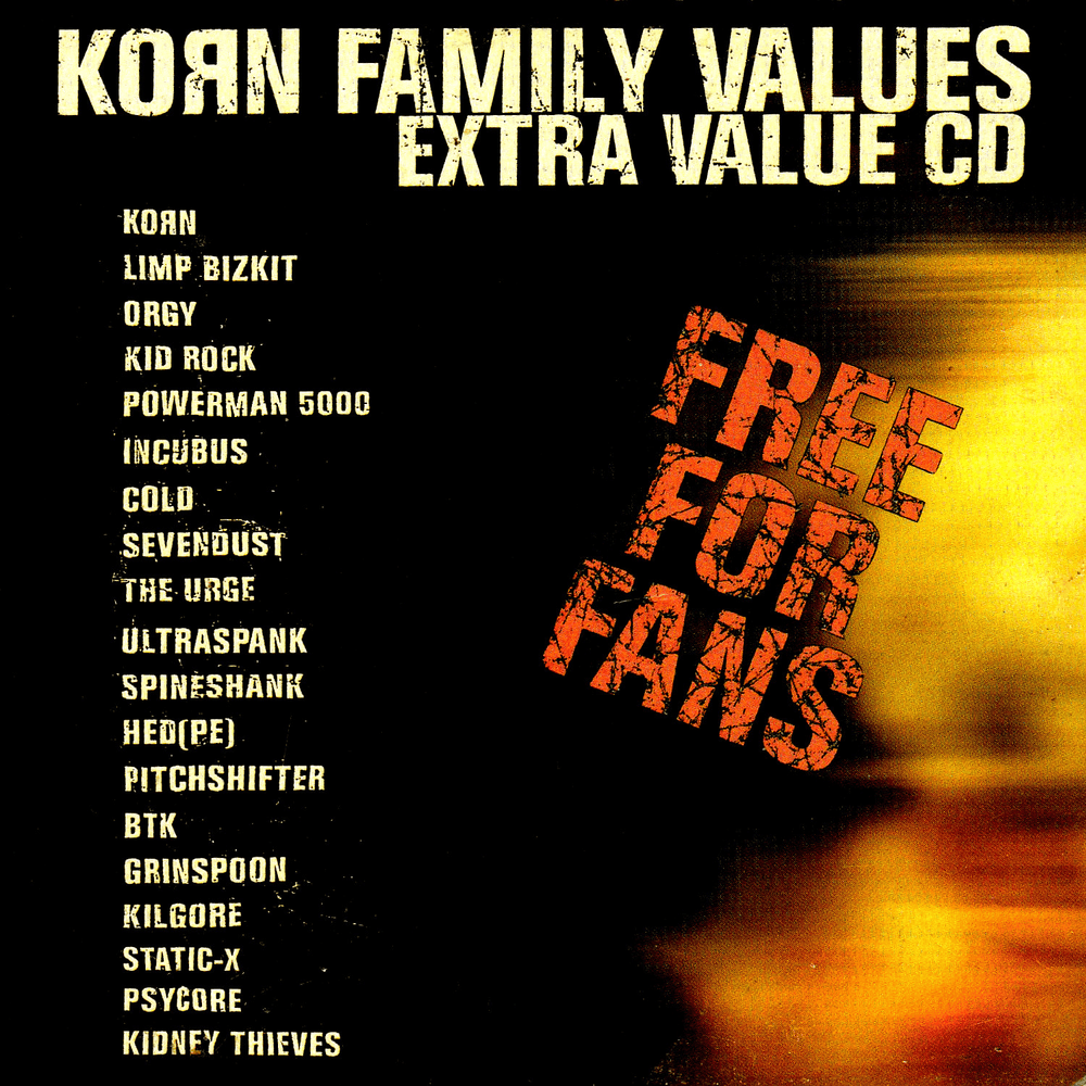 Korn Family Values Extra Value CD
