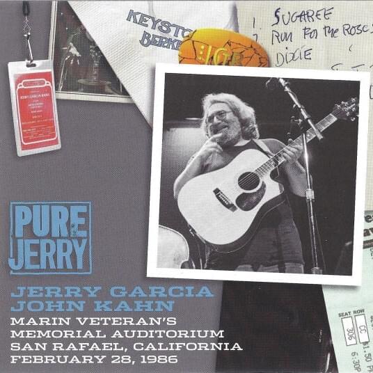 Pure Jerry: Marin Veteran's Memorial Auditorium, San Rafael, California, February 28, 1986