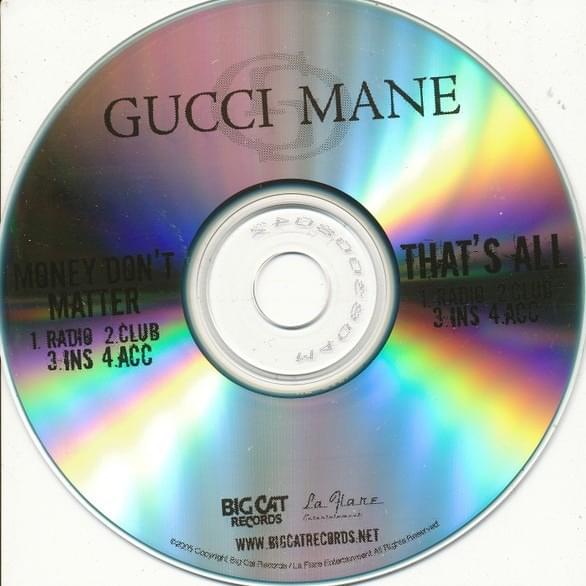 Money Don’t Matter / That’s All - EP