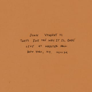 That’s Just The Way It Is, Babe (Live At Webster Hall / New York, NY / October 11, 2024)