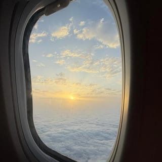 First ray of sun