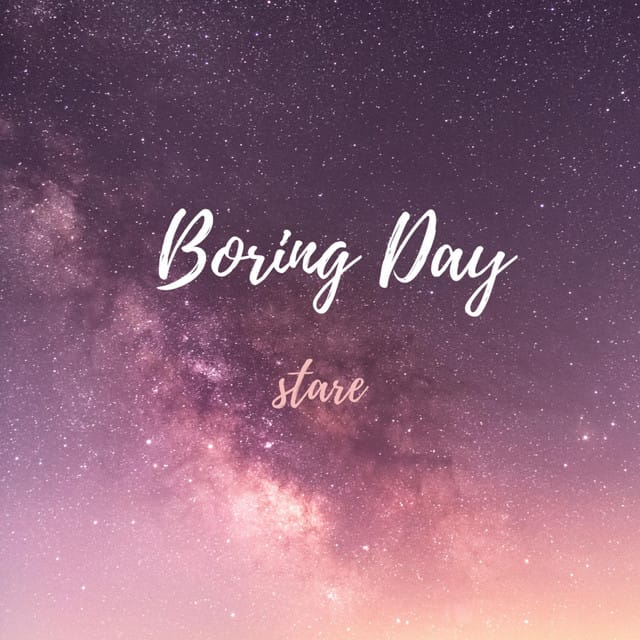 Boring Day - Single