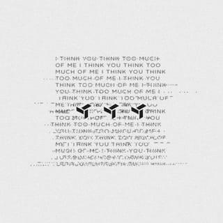 i think you think too much of me