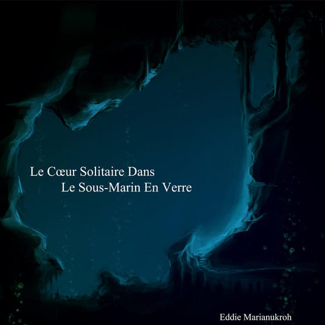 Le Coeur Solitaire Dans Le Sous-Marin en Verre