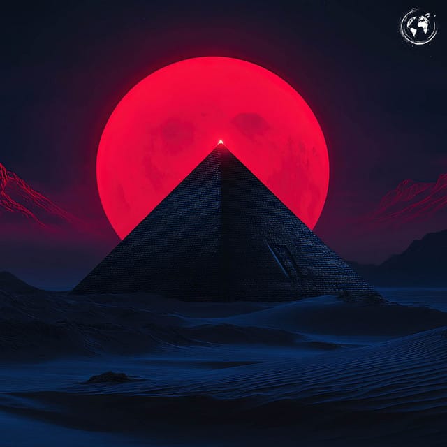 a shadow amongst the sands