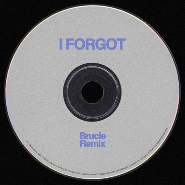 I Forgot (Bruce's Remix)
