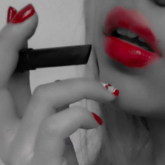 Smudged Lipstick