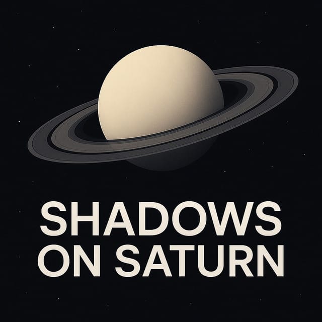 Shadows on Saturn