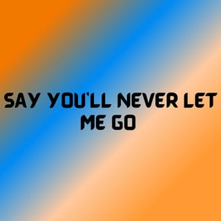 Say You'll Never Let Me Go