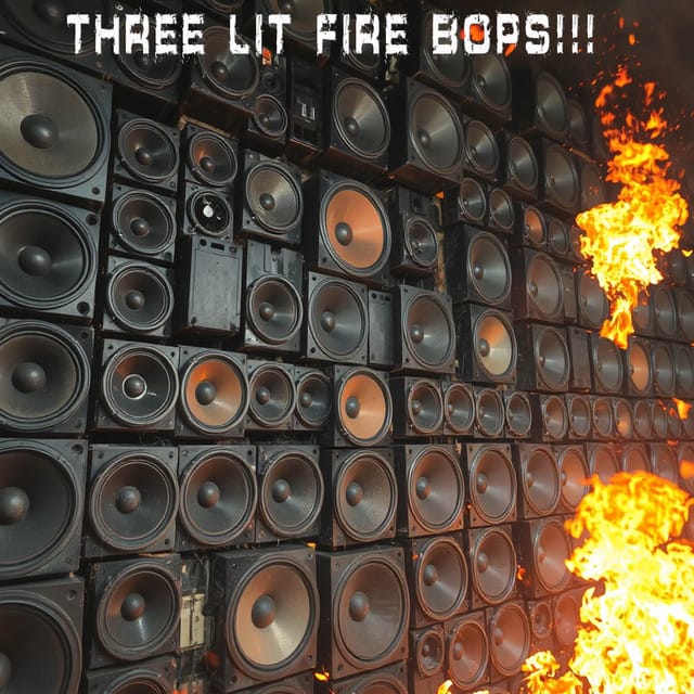 Three Lit Fire Bops - Single