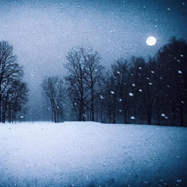 the snow will catch us once again