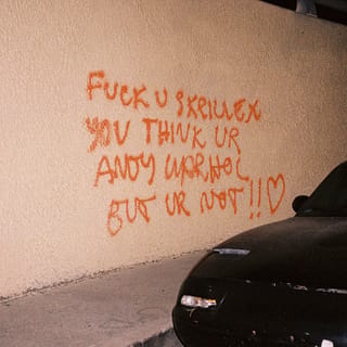F*CK U SKRILLEX YOU THINK UR ANDY WARHOL BUT UR NOT!! <3