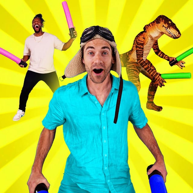 Boom Boom Dinosaur Drum‐Along Dance