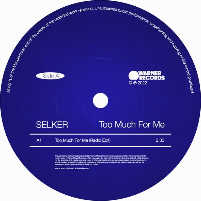 Too Much For Me - Single